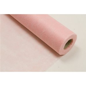 CHEMIN DE TABLE INTISSE ROSE 10 X 0,29 METRES