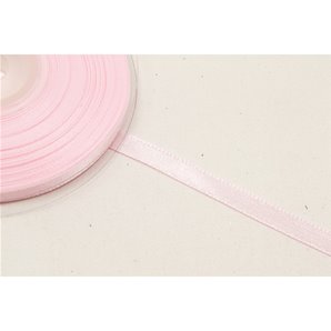 RUBAN SATIN ROSE 6 MM X 25 M