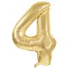 Ballon Chiffre 4 Or 36 Cm