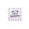 SERVIETTES PAPIER JOYEUX ANNIVERSAIRE - PAQUET DE 16