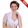CHEMISIER BAVAROISE BLANC GABRIELE TAILLE 44