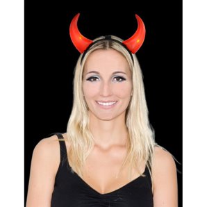 CORNES DE DIABLE LUMINEUSES EN PVC