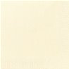 SERVIETTES PAPIER CREME 40X40CM X25