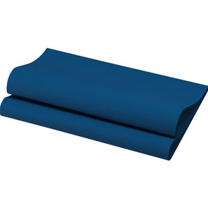 SERVIETTES DUNISOFT BLEU FONCE 40X40CM - PAQUET DE 20