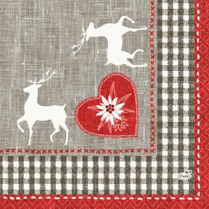 Serviette Ouate Alpenchic 33 x 33 Cm - Paquet De 50