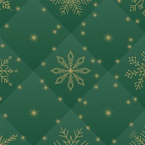 SERVIETTES DUNISOFT RHOMBUS VERT - PAQUET DE 60