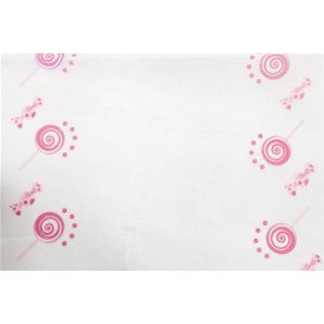 CHEMIN DE TABLE GOURMAND ROSE INTISSE - 29 CM x 5 METRES