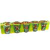 Shooter En Verre Rasta - Lot De 5