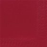 SERVIETTES PAPIER BORDEAUX 33X33CM X 25