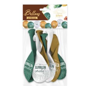 Ballon Joyeuse Retraite En Latex - Sachet De 8