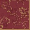 SERVIETTES EFFET TISSU GOLDEN GRACE BORDEAUX - PAQUET DE 12