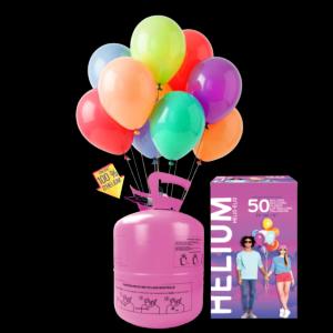 HELIUM POUR 50 BALLONS (SANS BALLONS) 13,5 Litres