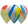 BALLONS MARBRES EN LATEX 30 CM - SACHET DE 5