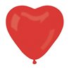 BALLONS COEUR ROUGE GEANT 45 CM - SACHET DE 3