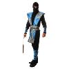 Costume Ninja Adulte Noir et Turquoise