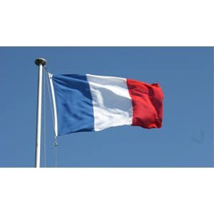 DRAPEAU FRANCE 100X150CM POUR MAT