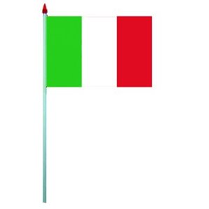 DRAPEAU ITALIE 10X15 CM PAPIER GLACE