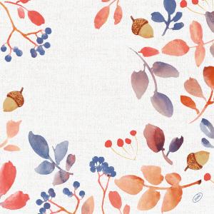 SERVIETTES DUNISOFT AUTUMN GRADIENT - PAQUET DE 60