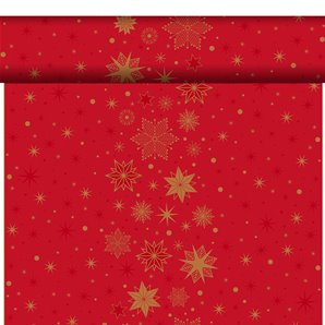 CHEMIN DE TABLE DUNICEL STARGAZING ROUGE - 24 METRES