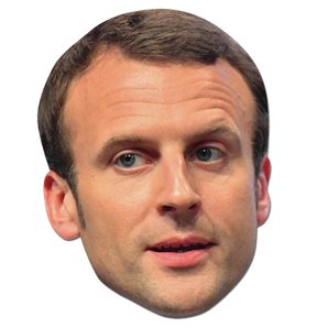 MASQUE MACRON EN CARTON