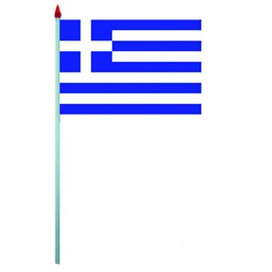 DRAPEAU GRECE 10X15CM EN PLASTIQUE