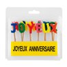 BOUGIE LETTRES JOYEUX ANNIVERSAIRE