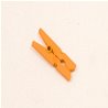 PINCES A LINGE EN BOIS 3 X 2,5 CM ORANGE X 10