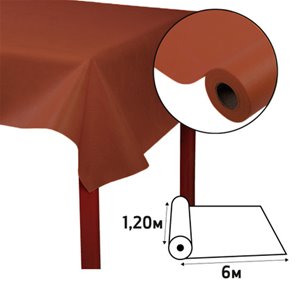 NAPPE NON TISSE DEPERLANTE TERRACOTTA 6 X 1,20 METRES