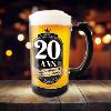 Chope 20 Ans En Verre Noir
