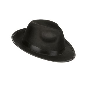 CHAPEAU BORSALINO NOIR EN FEUTRINE