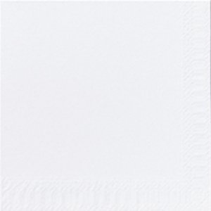 SERVIETTES PAPIER BLANC 24X24CM - PAQUET DE 30