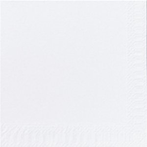 SERVIETTES PAPIER BLANC 24X24CM - PAQUET DE 30