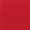 SERVIETTES PAPIER ROUGE 24X24CM - PAQUET DE 300
