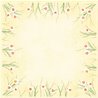 SUR-NAPPE EFFET TISSU DAFFODIL JOY 84 X 84 CM