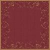 SUR-NAPPE EFFET TISSU GOLDEN GRACE BORDEAUX 84 X 84 CM