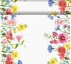 Chemin De Table Dunicel Flowy Meadow 0,40 x 1,20 Mètres