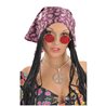 LUNETTES HIPPIES ROUGES PVC
