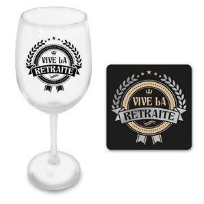 VERRE A VIN RETRAITE EN COFFRET