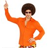 CHEMISE ANNEES 70 ORANGE TAILLE L/XL