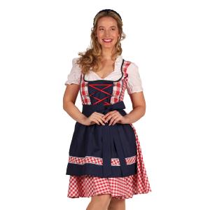 Robe Bavaroise Edelweiss Rouge Taille M