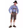 LEDERHOSEN ULRICH CUIR GRIS - TAILLE XS (46)