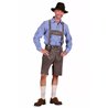 LEDERHOSEN ULRICH CUIR GRIS - TAILLE XS (46)