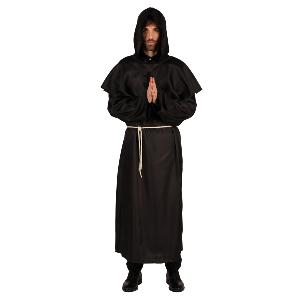 Costume Moine Noir L/XL