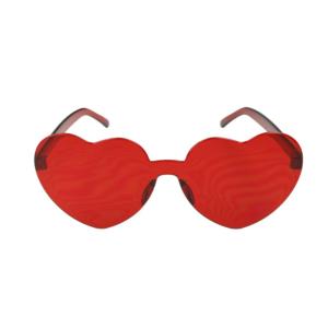 Lunettes Coeur Rouge