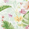 SERVIETTES PAPIER TROPICAL GARDEN 33X33CM - PAQUET DE 20