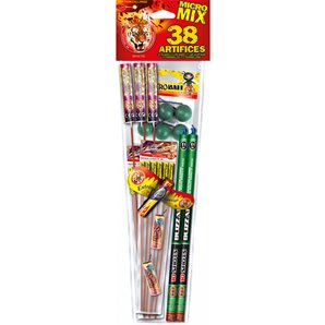 ASSORTIMENT D'ARTIFICES 38 PIECES PM