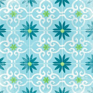 SERVIETTES EFFET TISSU MAJA X 20