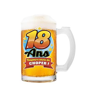 CHOPE 18 ANS EN VERRE