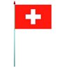 DRAPEAU SUISSE 10X15CM EN PAPIER GLACE