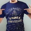 Tee-Shirt Anniversaire Homme
